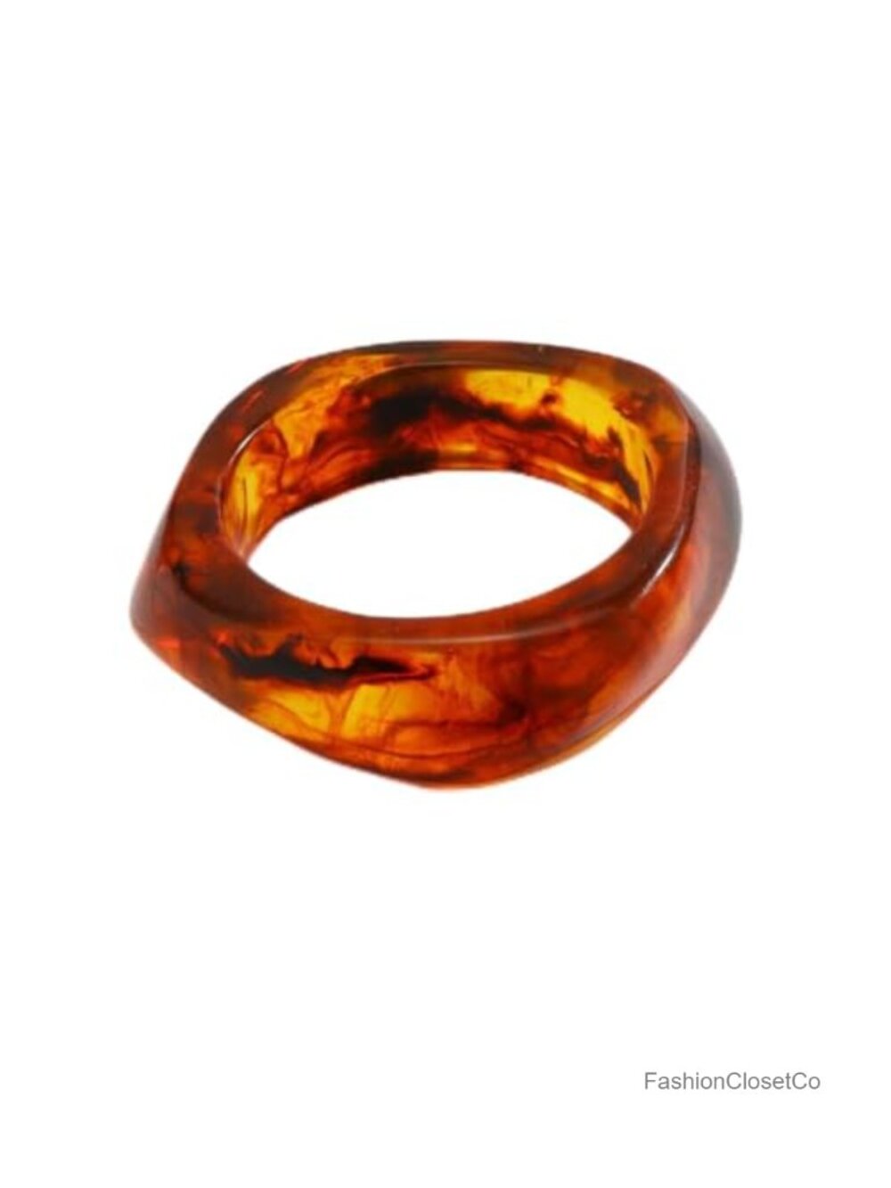 Acrylic Resin Bangle Bracelet Chunky Wide Irregular Geometric Cuff Jewelry for